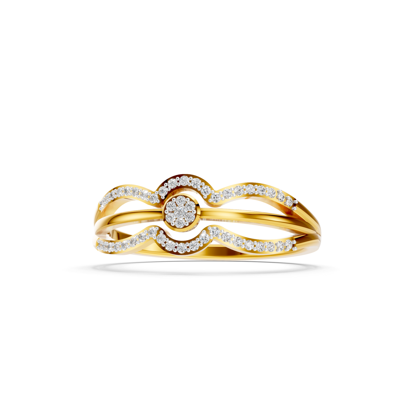 Infinity Blossom Diamond Ring