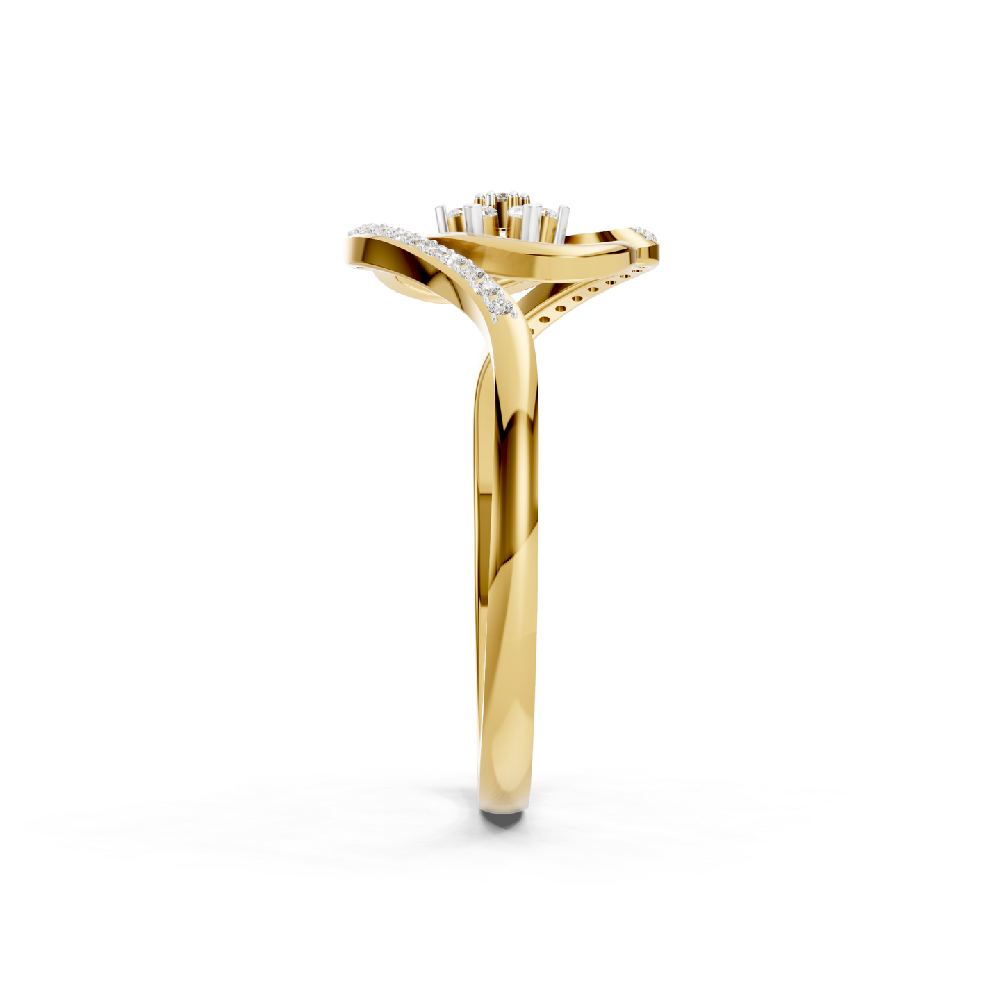 Infinity Bloom Diamond Ring