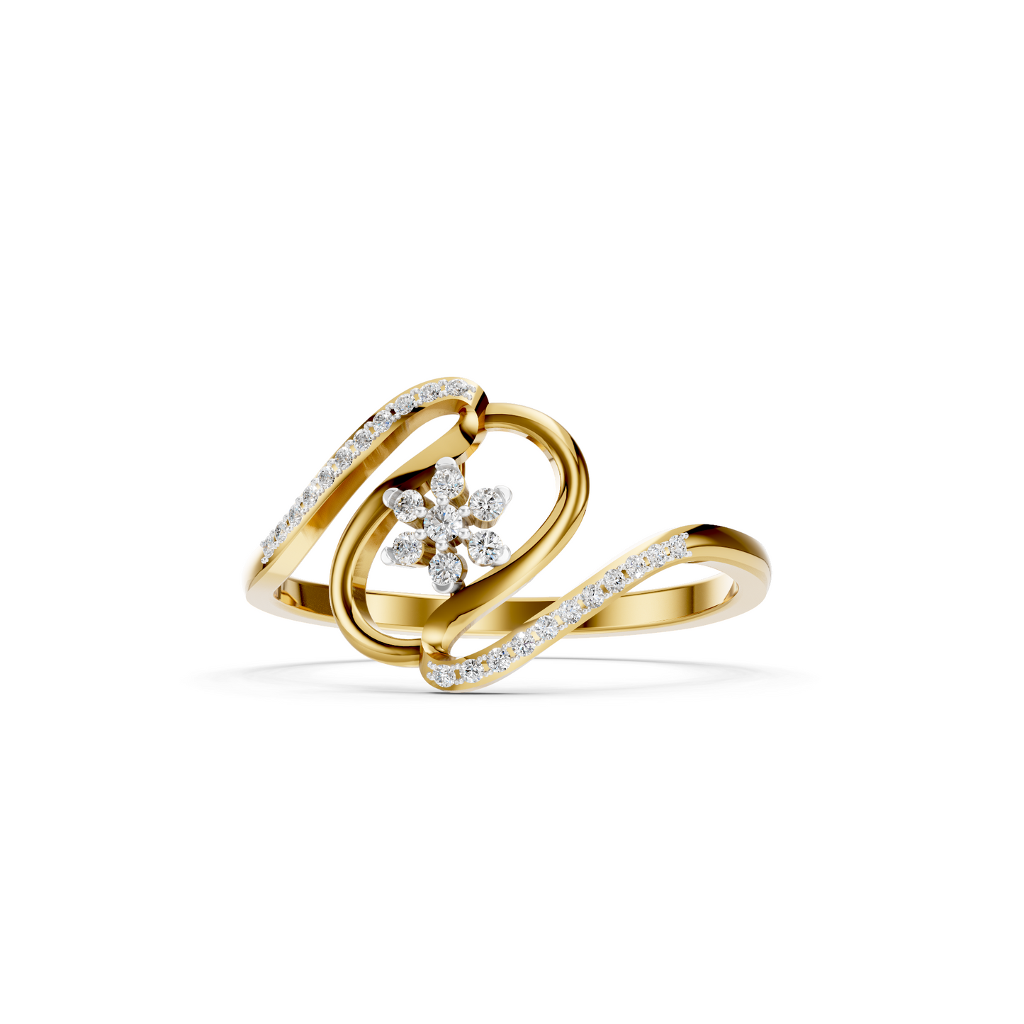 Infinity Bloom Diamond Ring