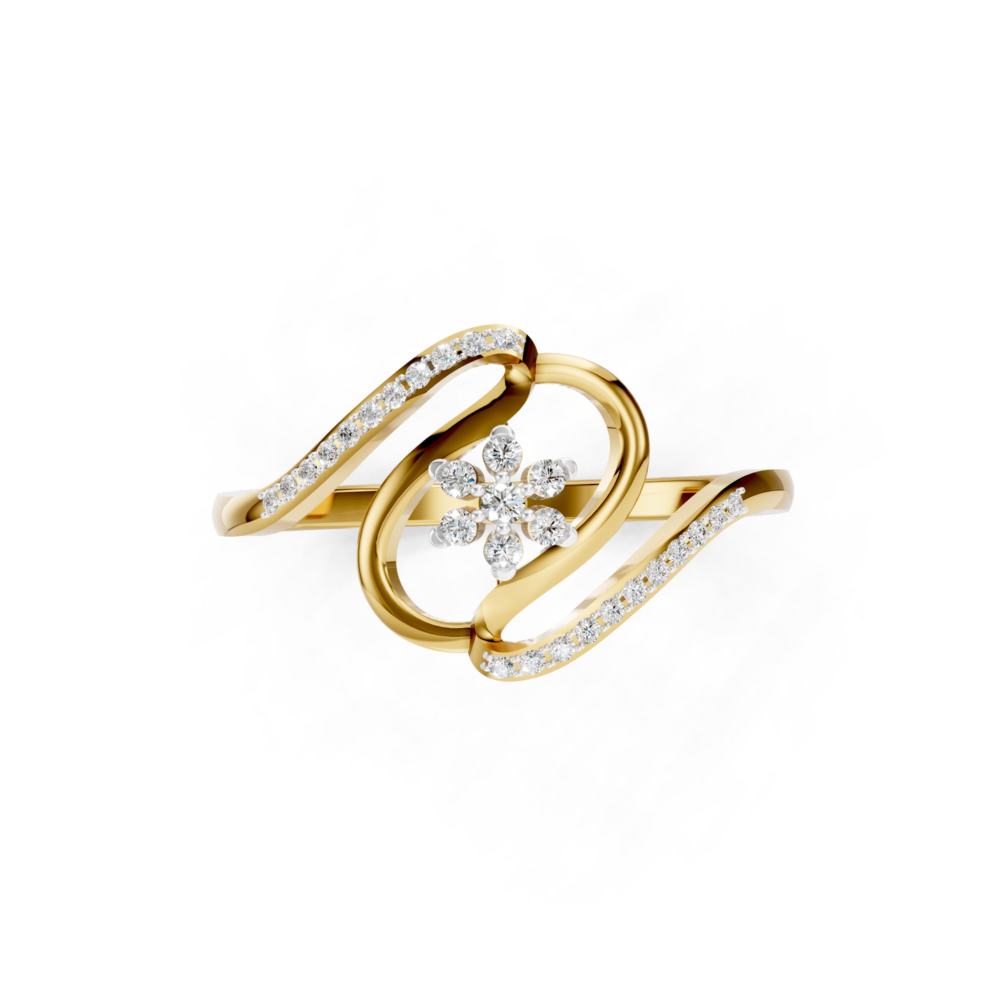 Infinity Bloom Diamond Ring