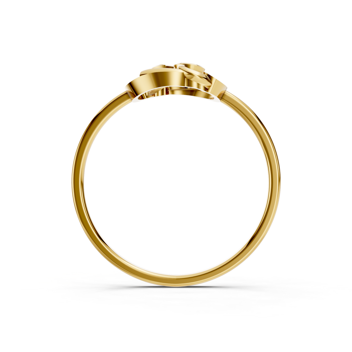 Golden Bloom Diamond Ring