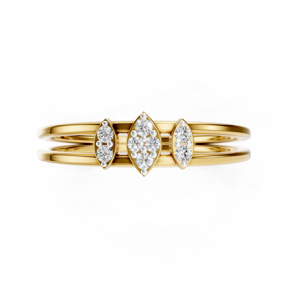 Marquise Trio Diamond Ring