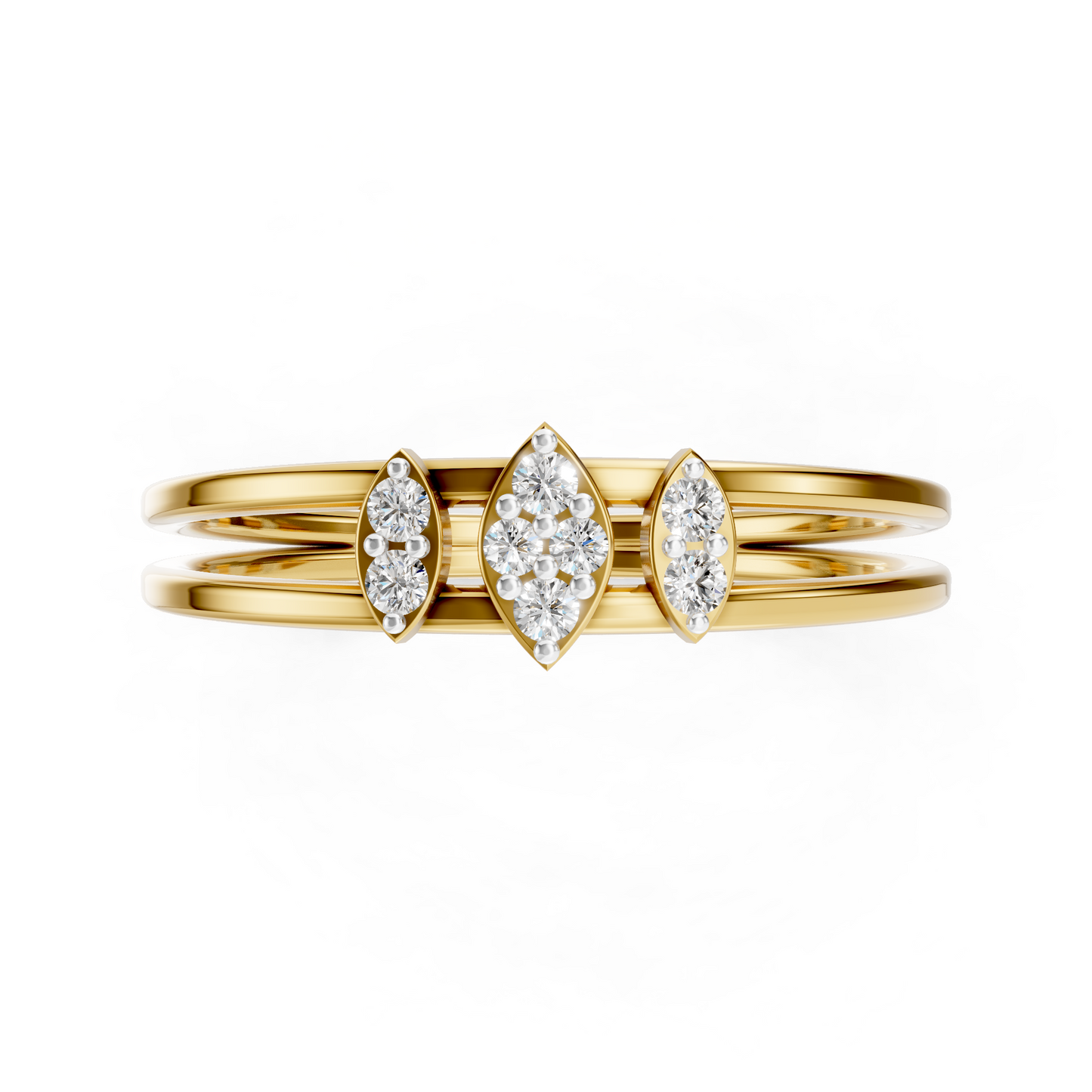 Marquise Trio Diamond Ring