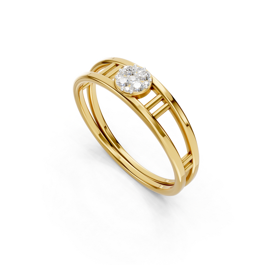 Celeste Halo Diamond Ring