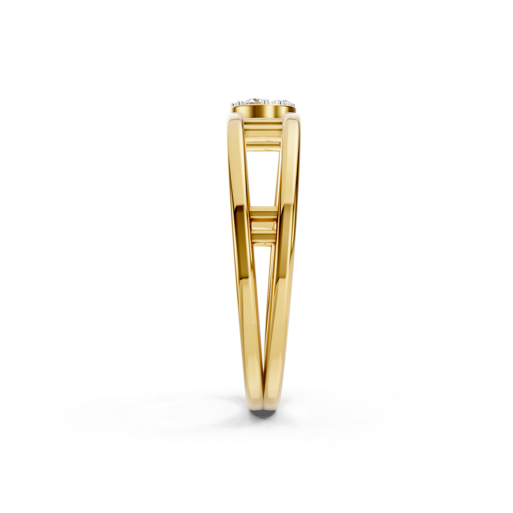 Celeste Halo Diamond Ring