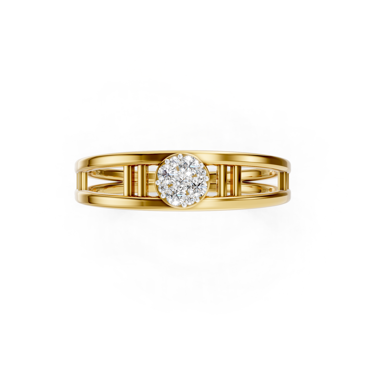 Celeste Halo Diamond Ring