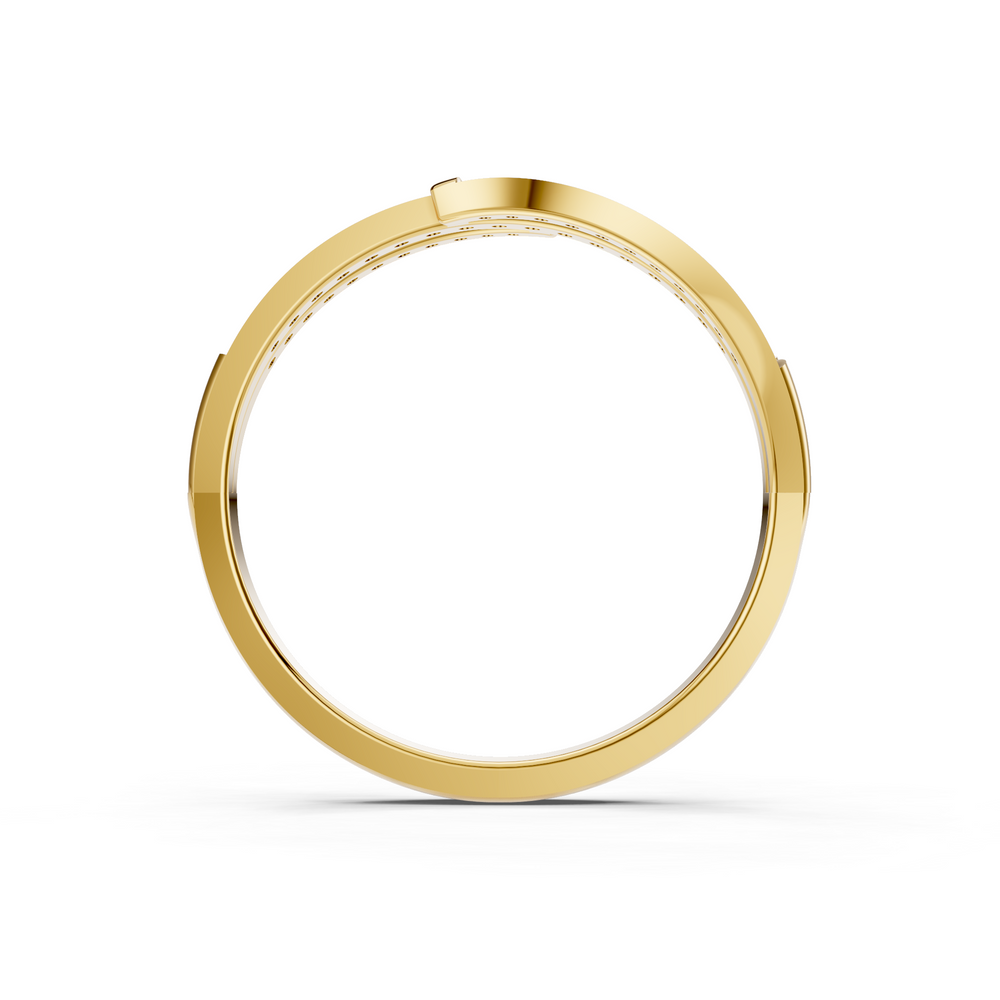 Diamond Criss Cross Wrap Ring