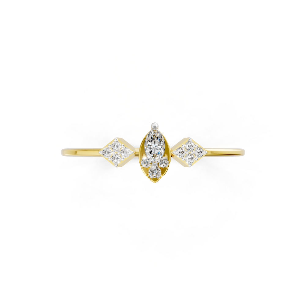 Marquise Bloom Diamond Ring