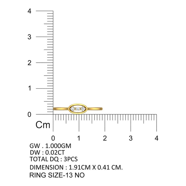 Three Stone Oval Diamond Ring hover image