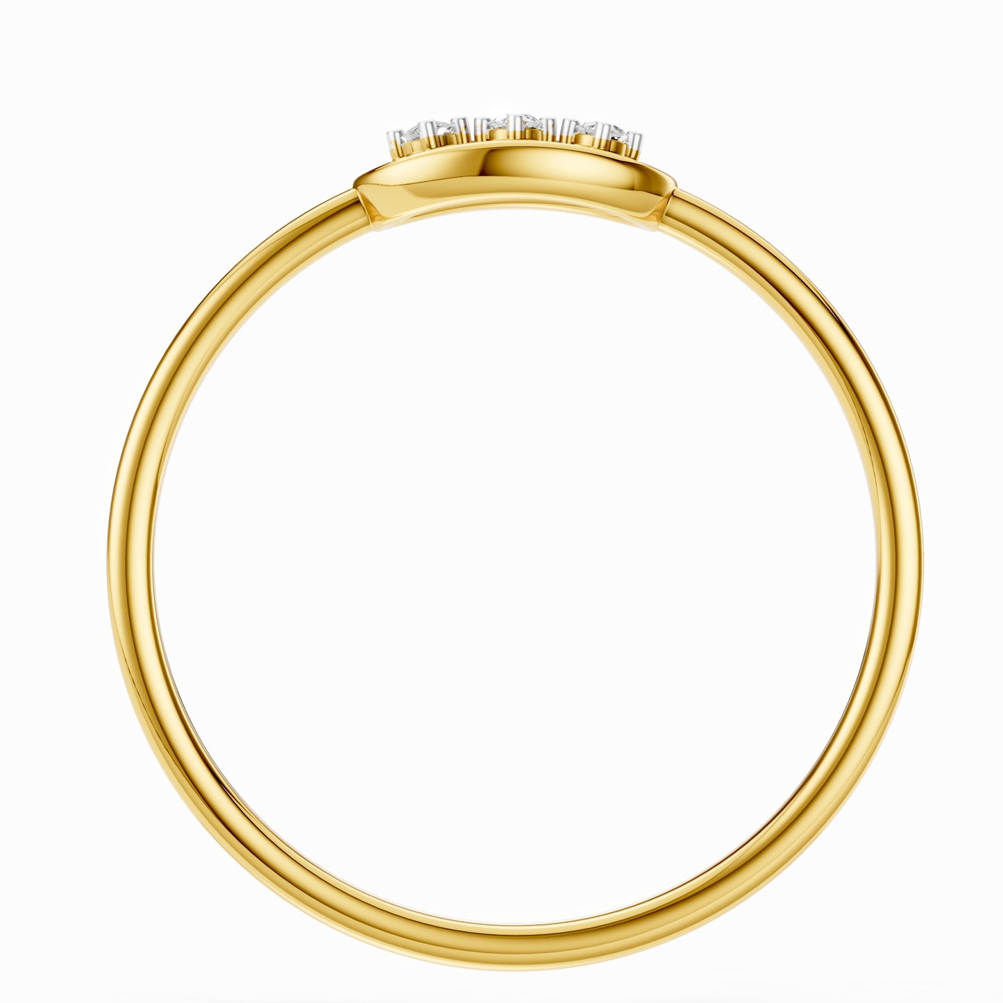 Trio Orbit Diamond Ring