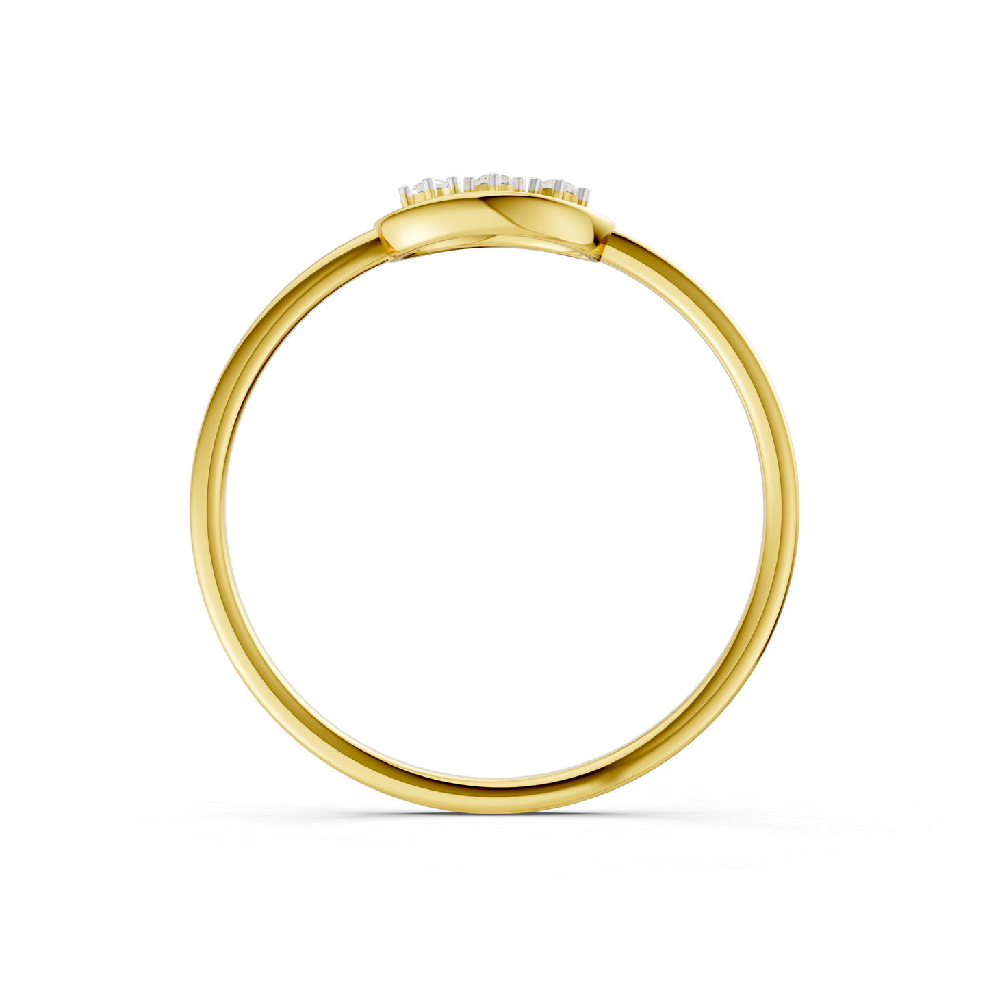 Trio Orbit Diamond Ring