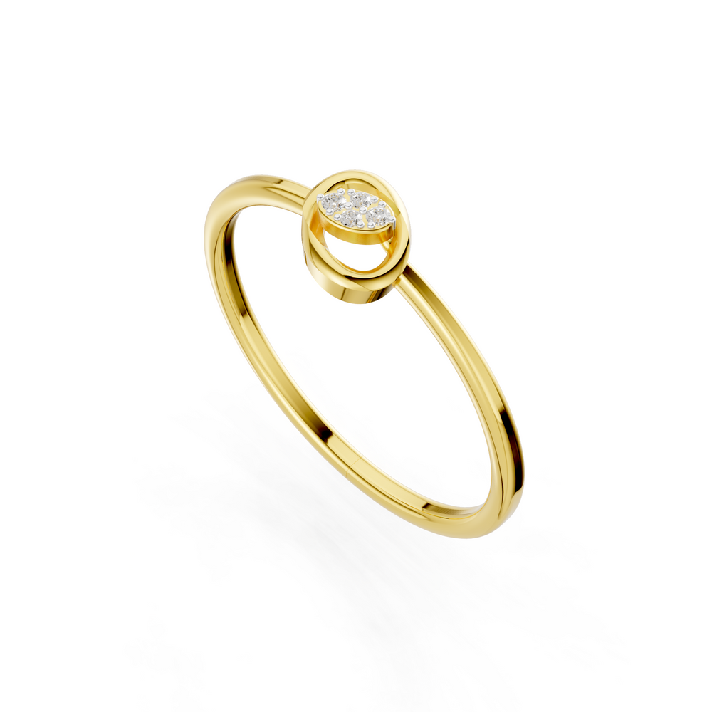 Infinity Bloom Diamond Ring