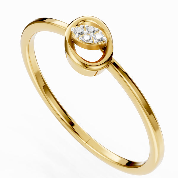 Infinity Bloom Diamond Ring