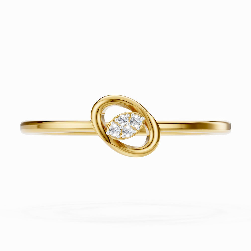 Infinity Bloom Diamond Ring