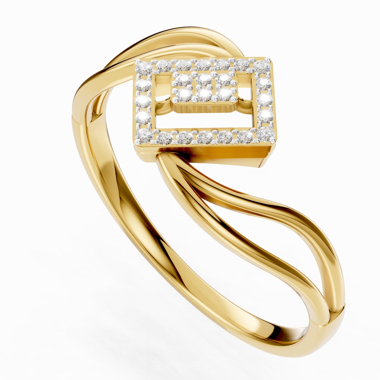 Royal Rhombus Diamond Ring
