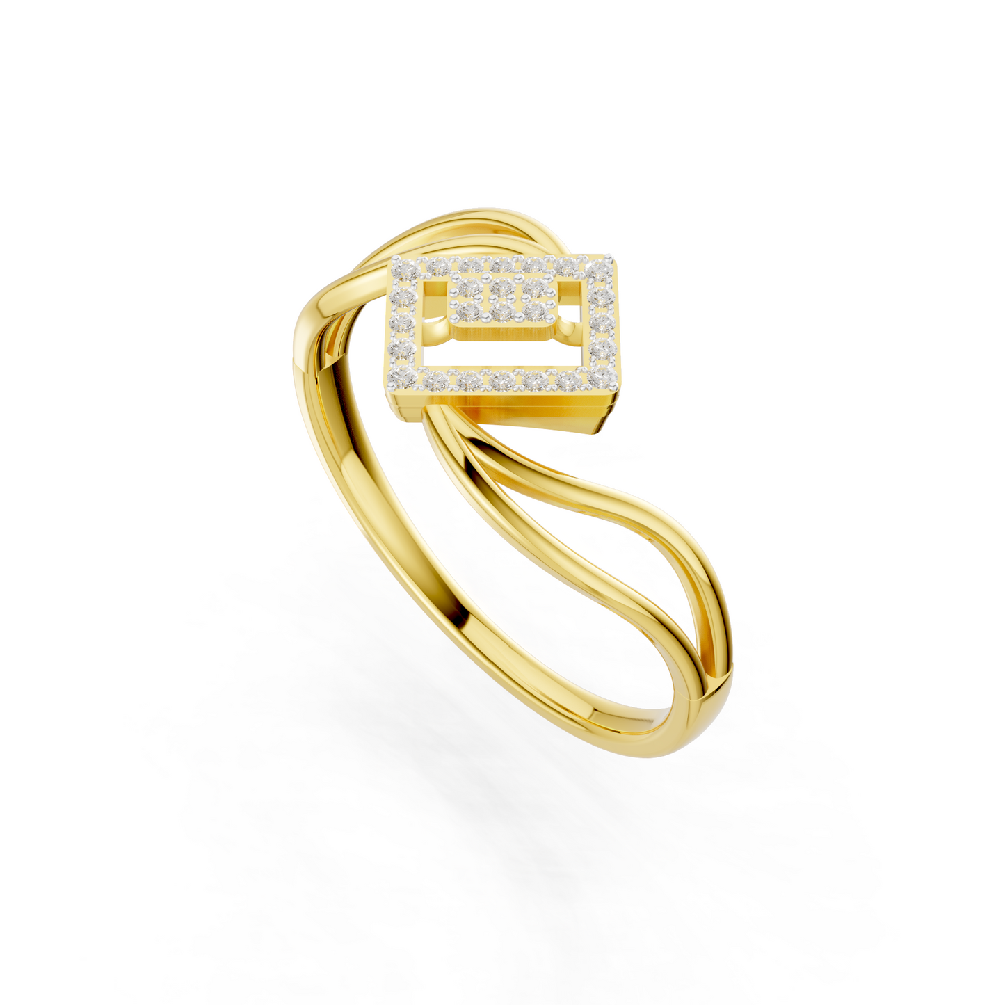 Royal Rhombus Diamond Ring