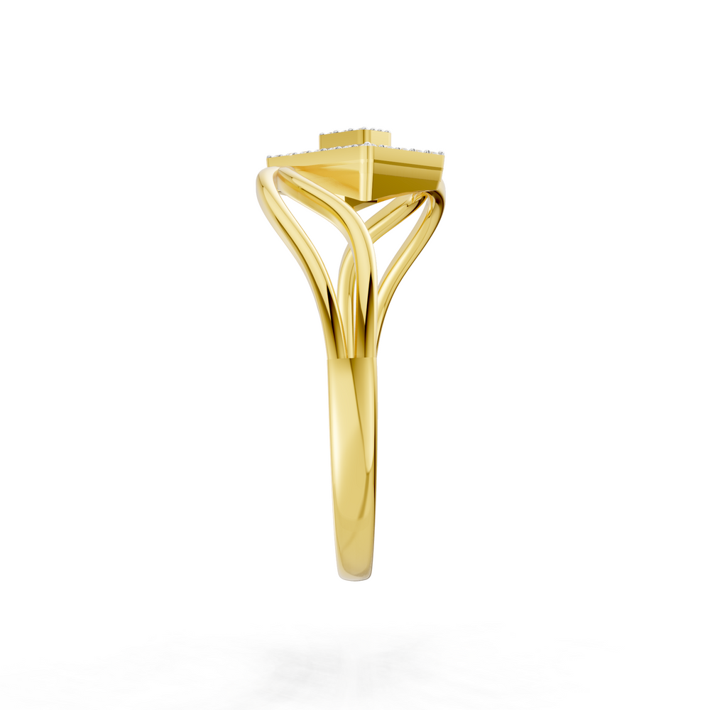 Royal Rhombus Diamond Ring
