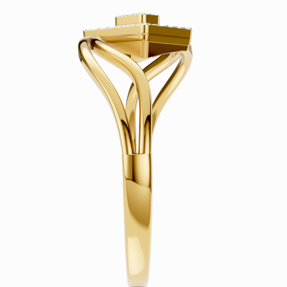 Royal Rhombus Diamond Ring
