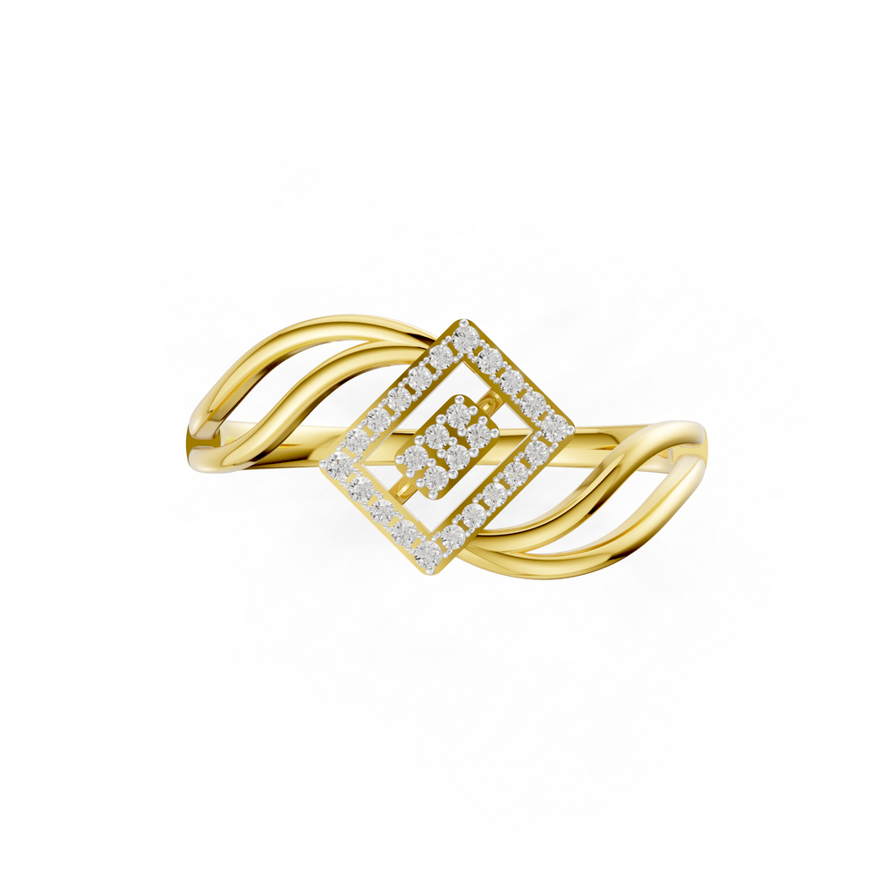 Royal Rhombus Diamond Ring