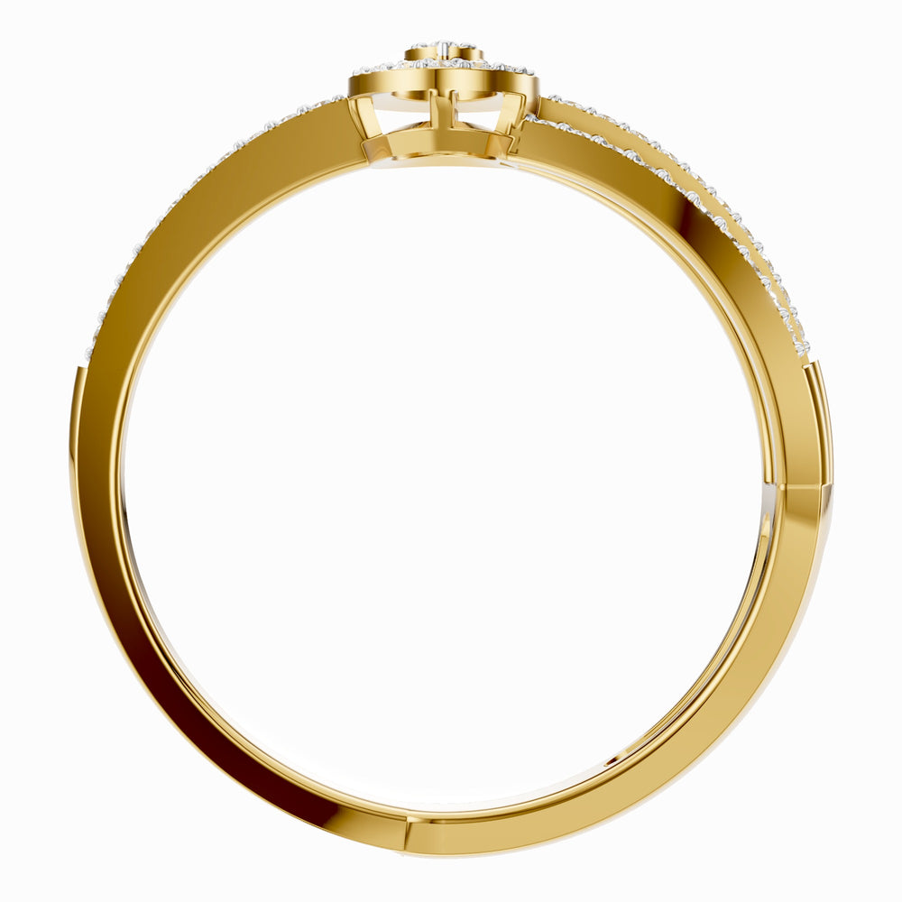 Oval Trinity Diamond Ring