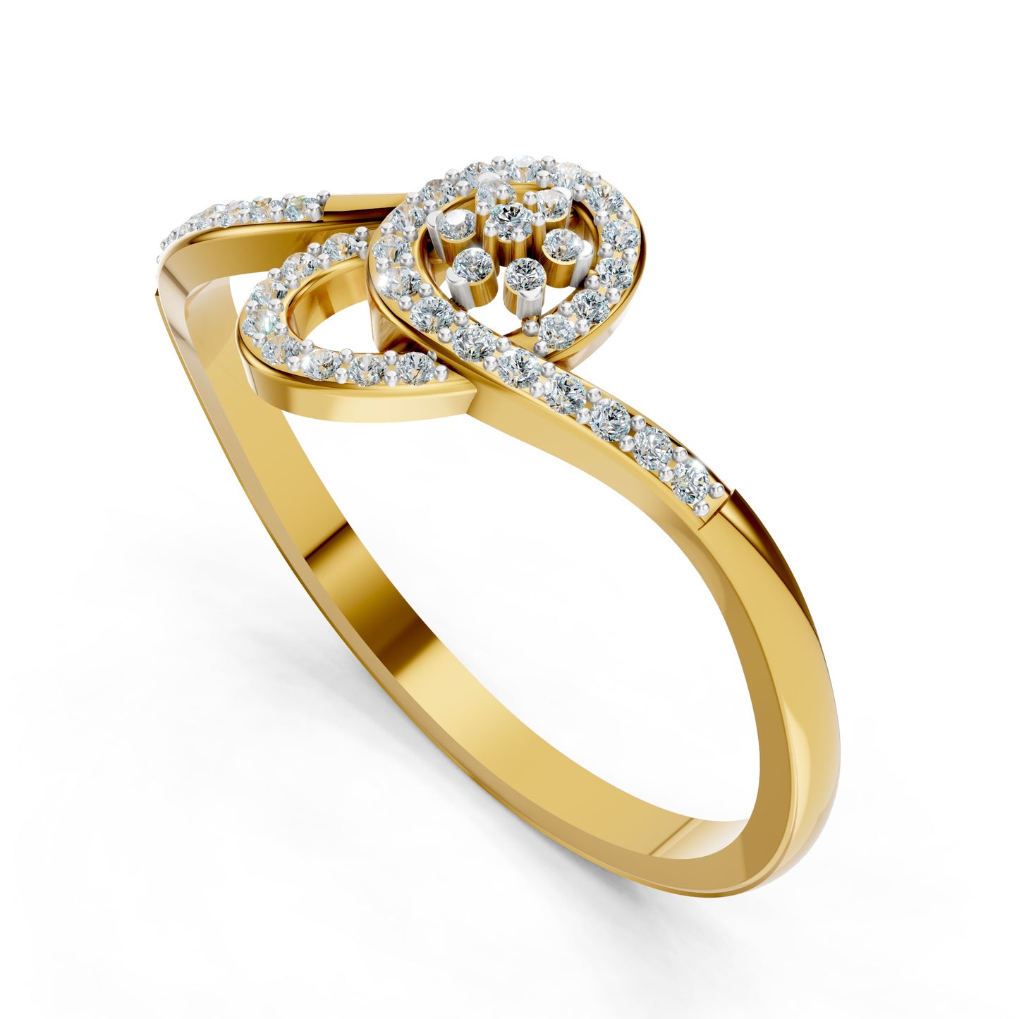 Infinity Rose Diamond Ring