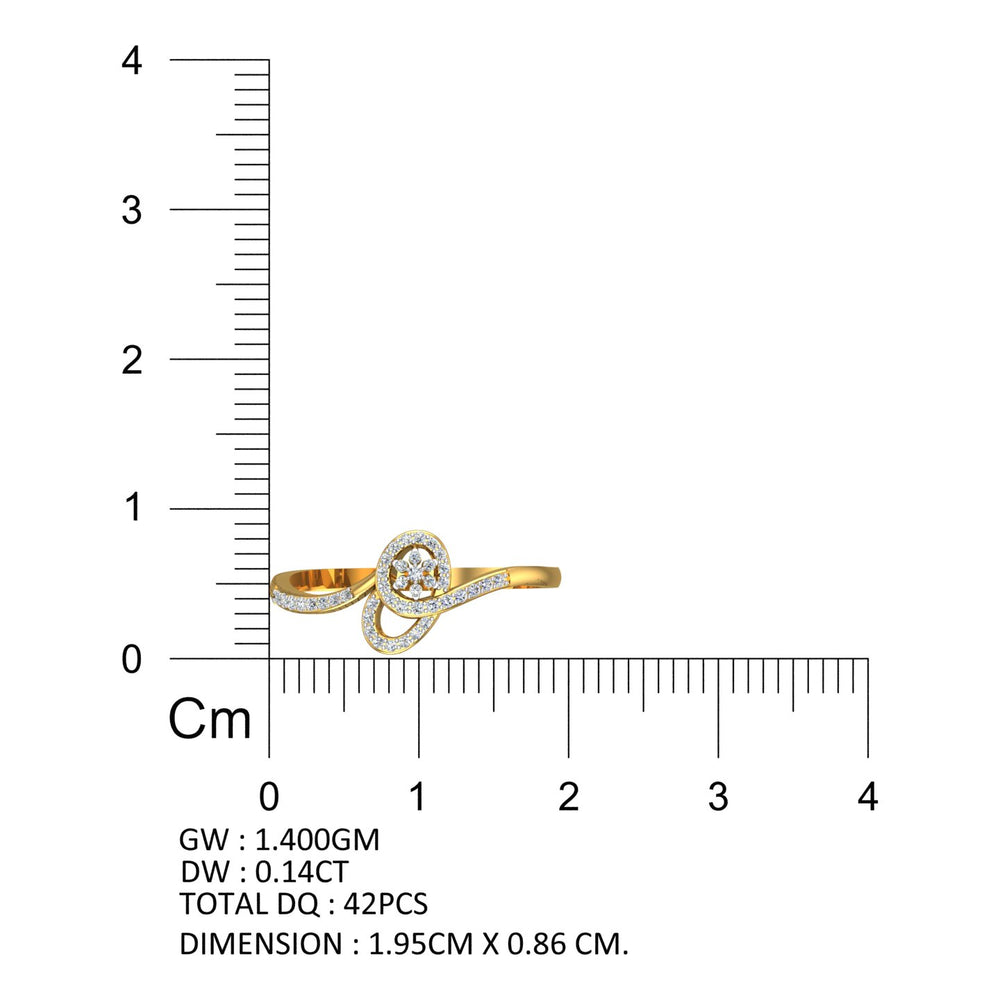 Infinity Rose Diamond Ring