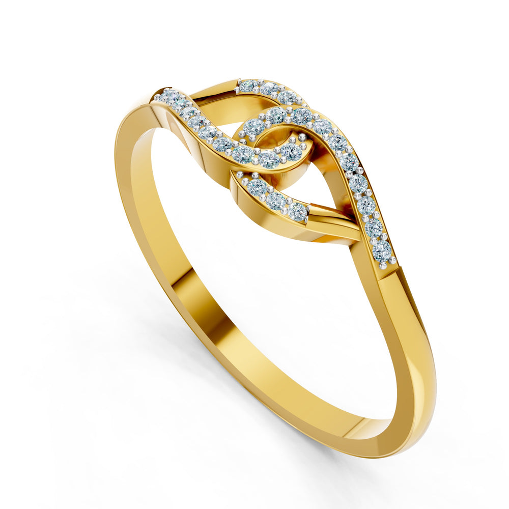 Eternal Wave Diamond Ring