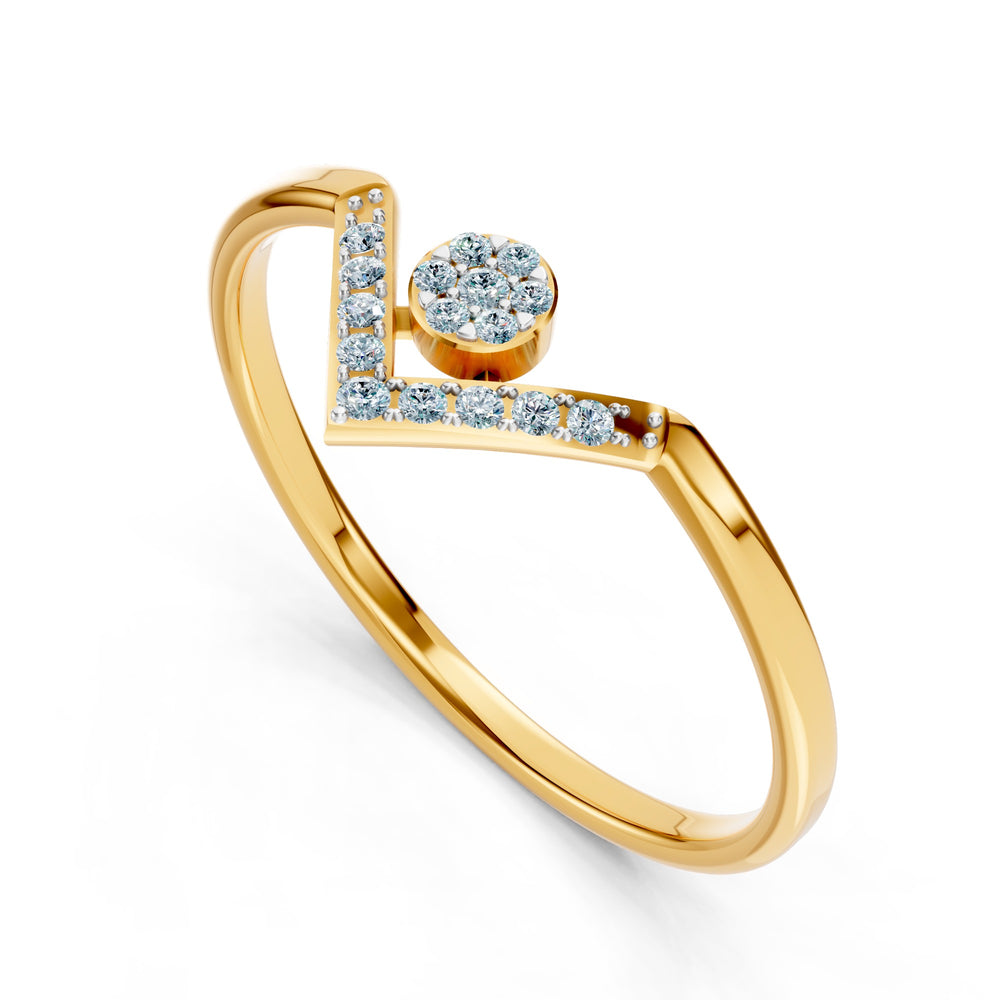 Luna Bloom Diamond Ring