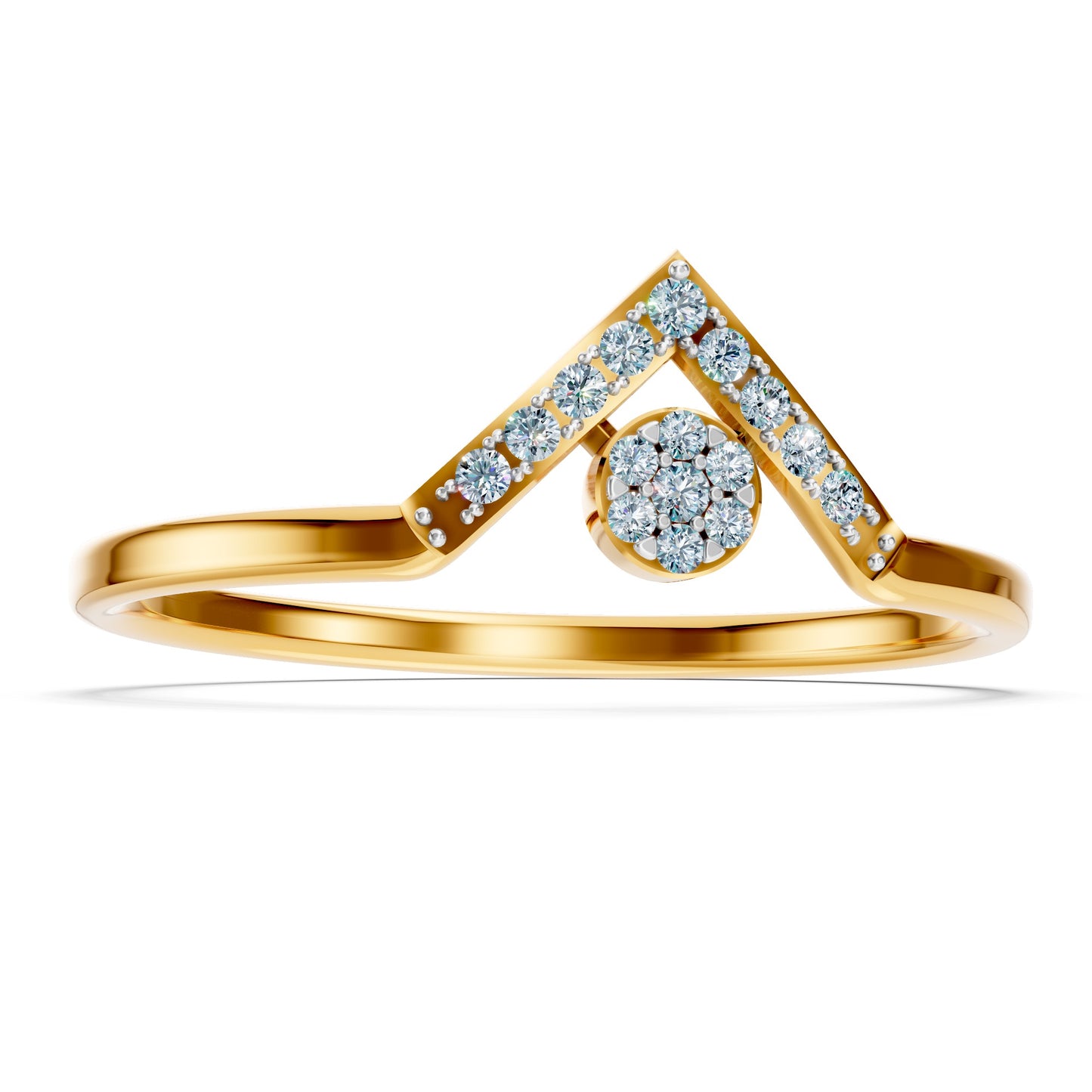 Luna Bloom Diamond Ring