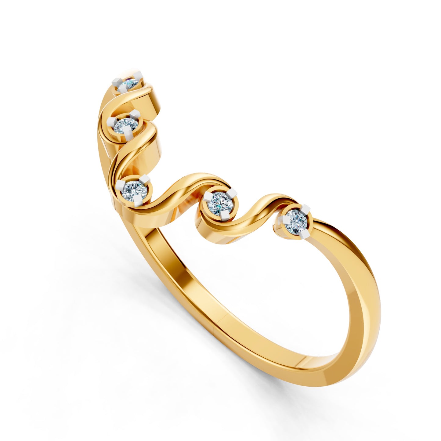 Royal Cascade Diamond Ring
