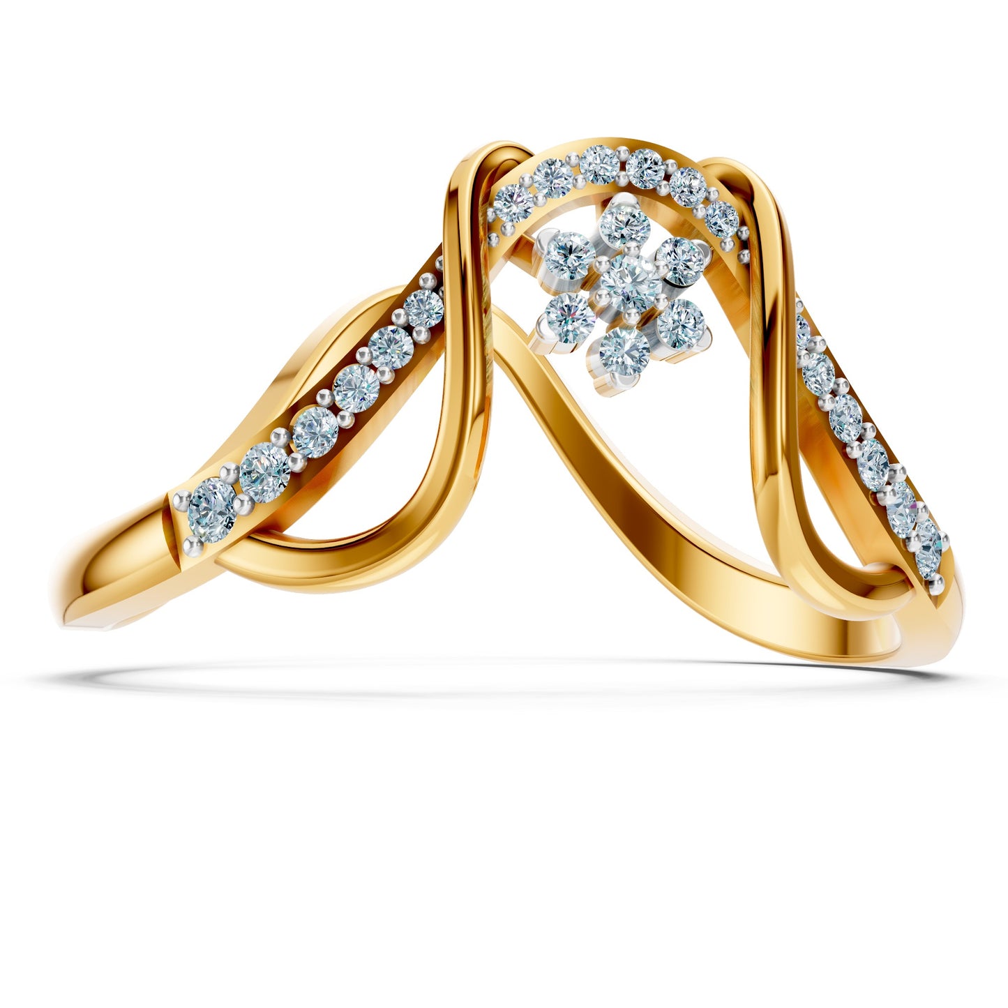 Celestial Bloom Diamond Ring