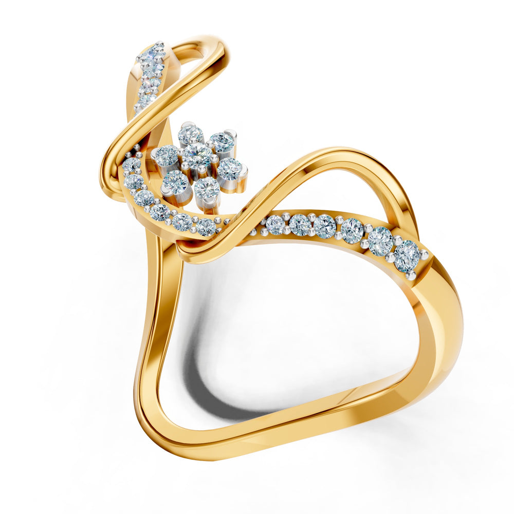 Celestial Bloom Diamond Ring