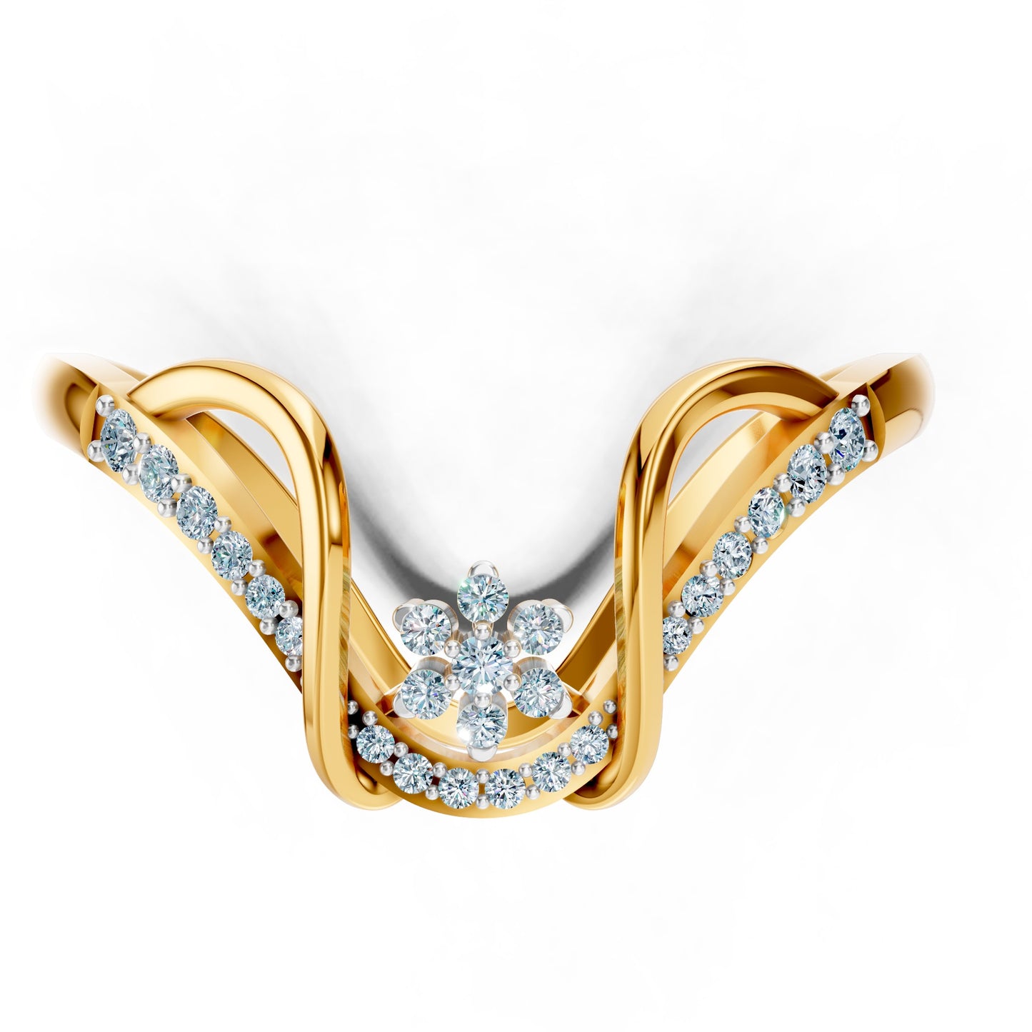 Celestial Bloom Diamond Ring