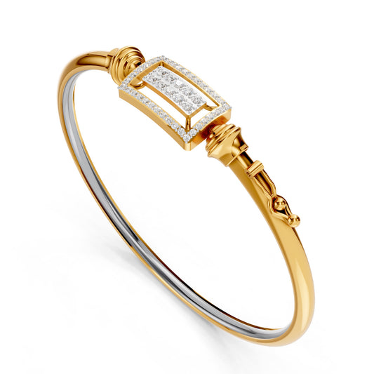 Imperial Frame Diamond Bangle