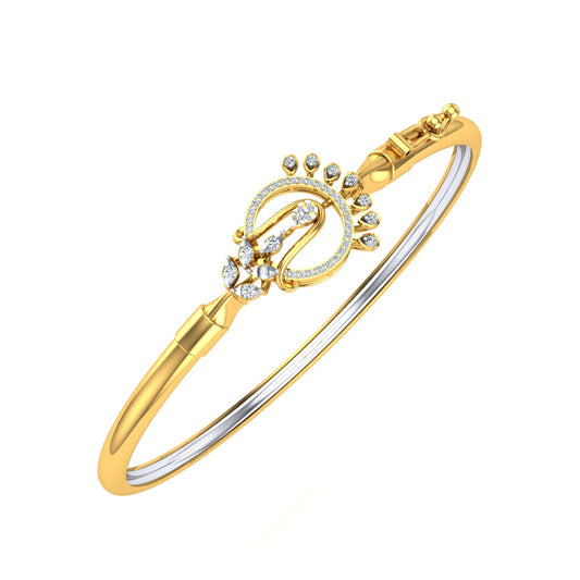 Om Ganesha Diamond Noa Bangle
