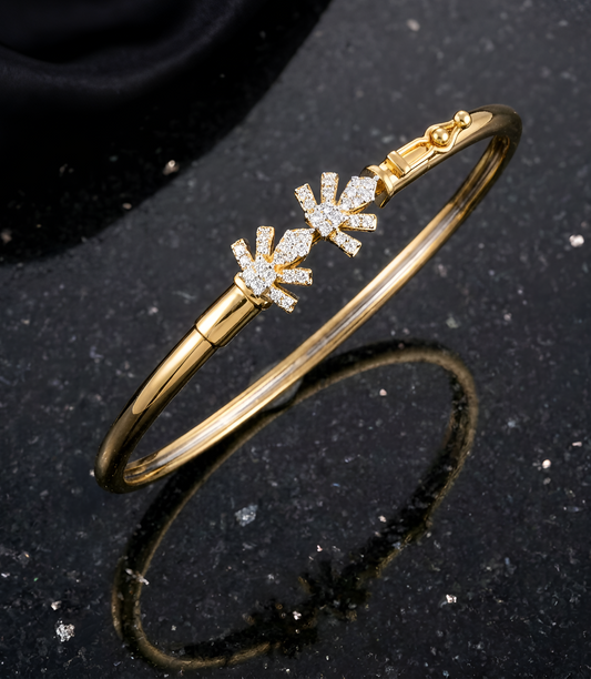 Twin Blossom Diamond Openable Noa