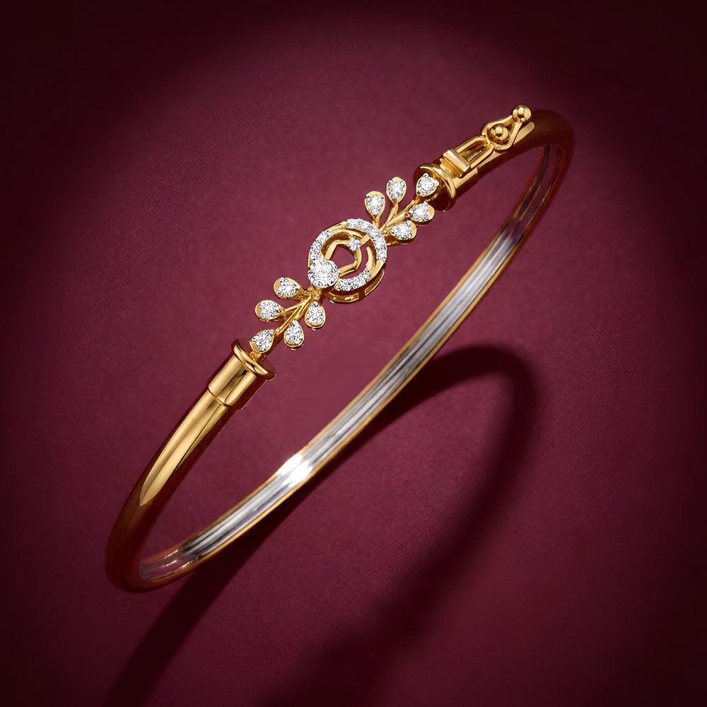 Celestial Vine Diamond Openable Kada