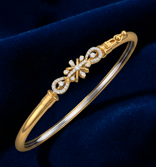 Infinity Bloom Diamond Openable Kada