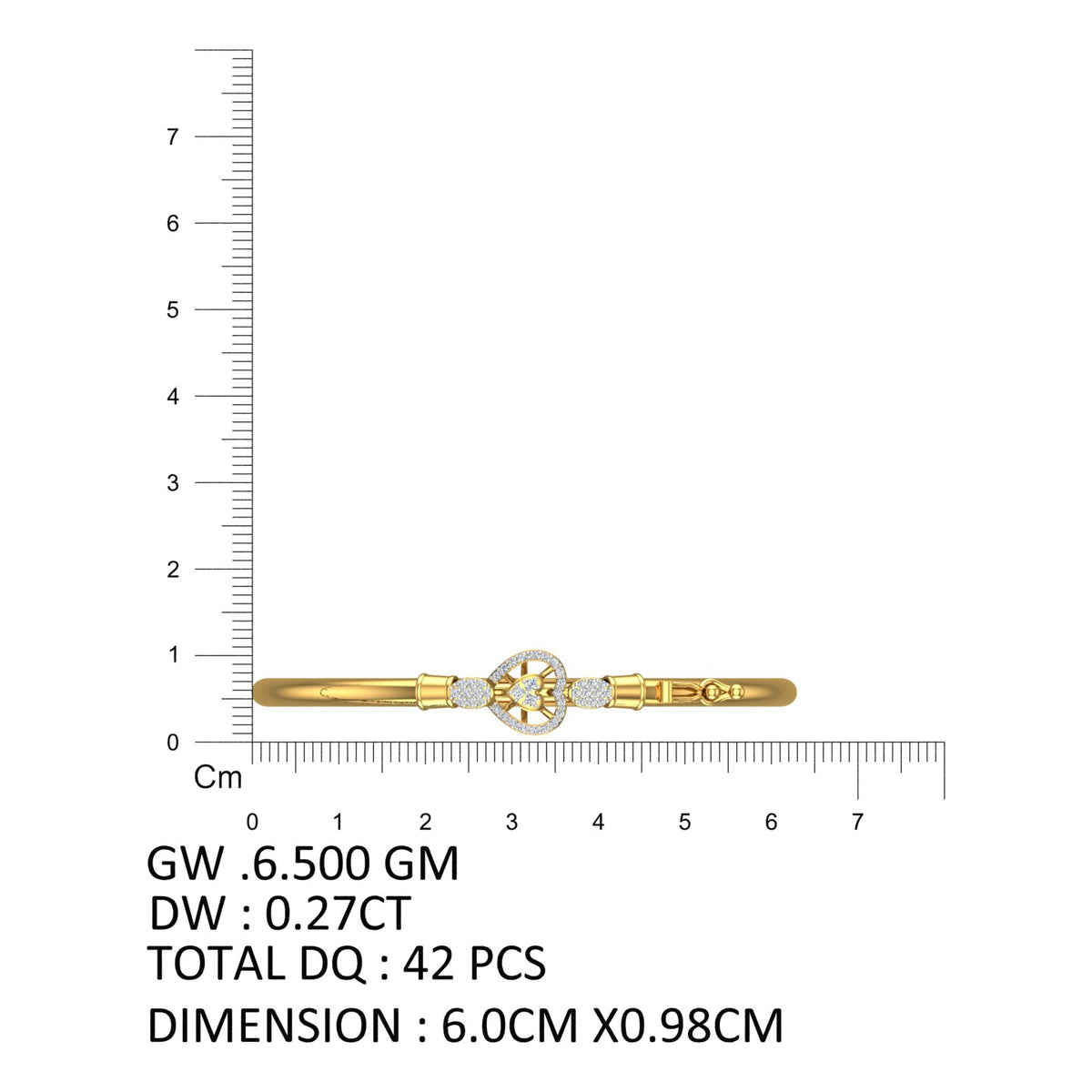 Eternal Halo Diamond Bangle