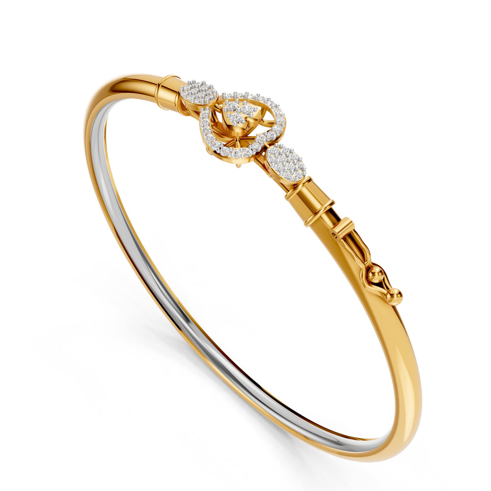 Eternal Halo Diamond Bangle