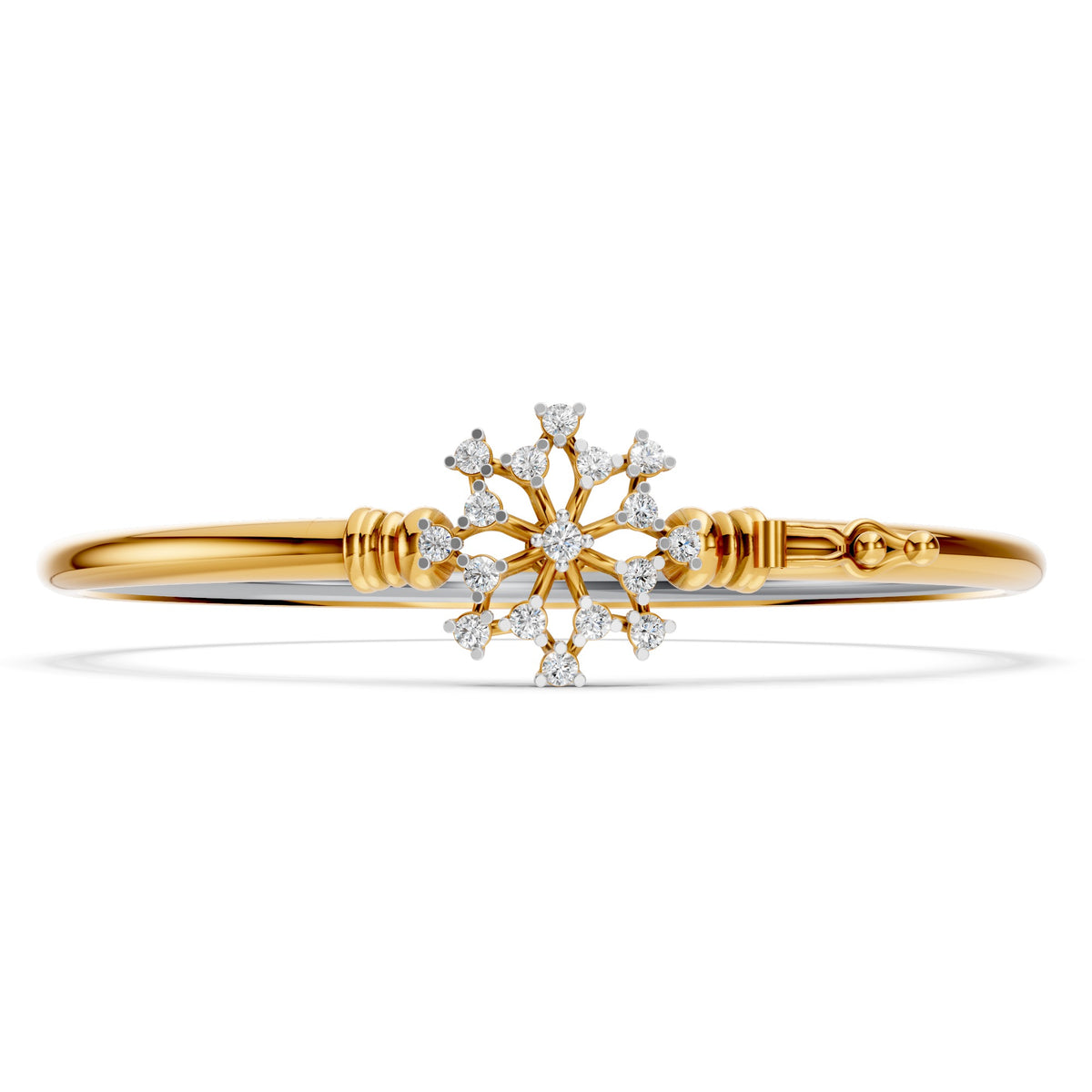 Celestial Bloom Diamond Bangle