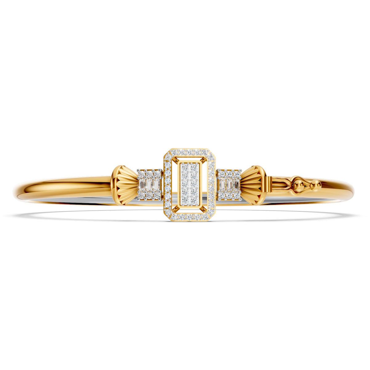 Regal Frame Diamond Bangle