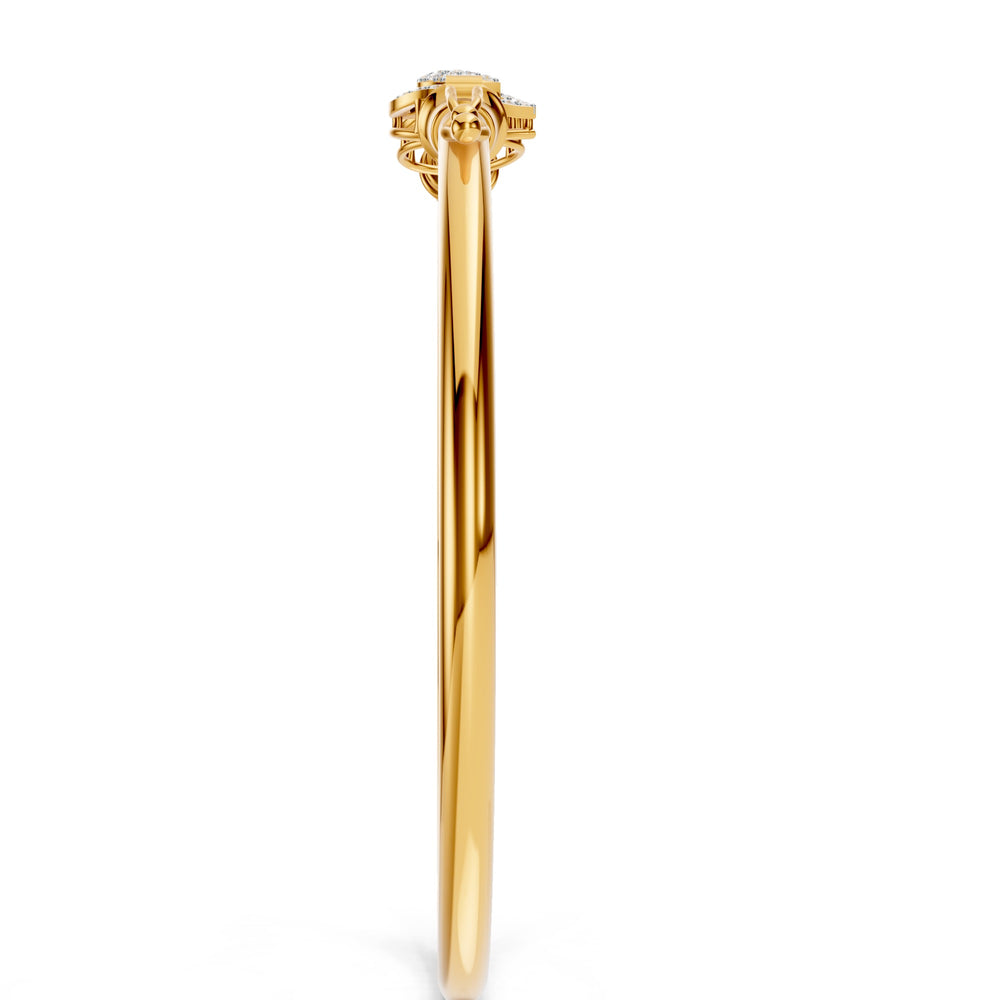 Twin Aura Diamond Bangle