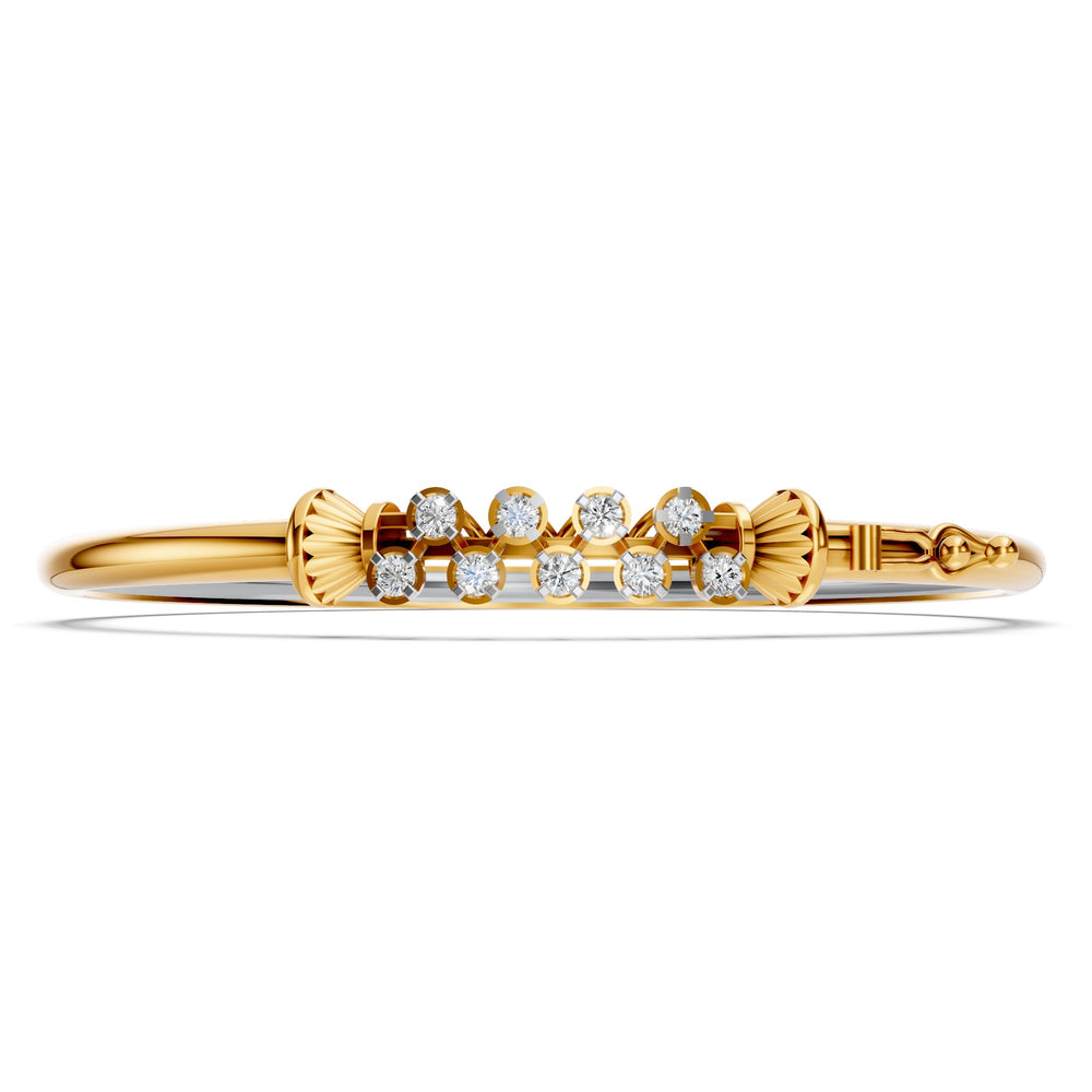 Rhythm Row Diamond Bangle