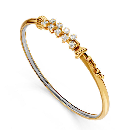 Rhythm Row Diamond Bangle