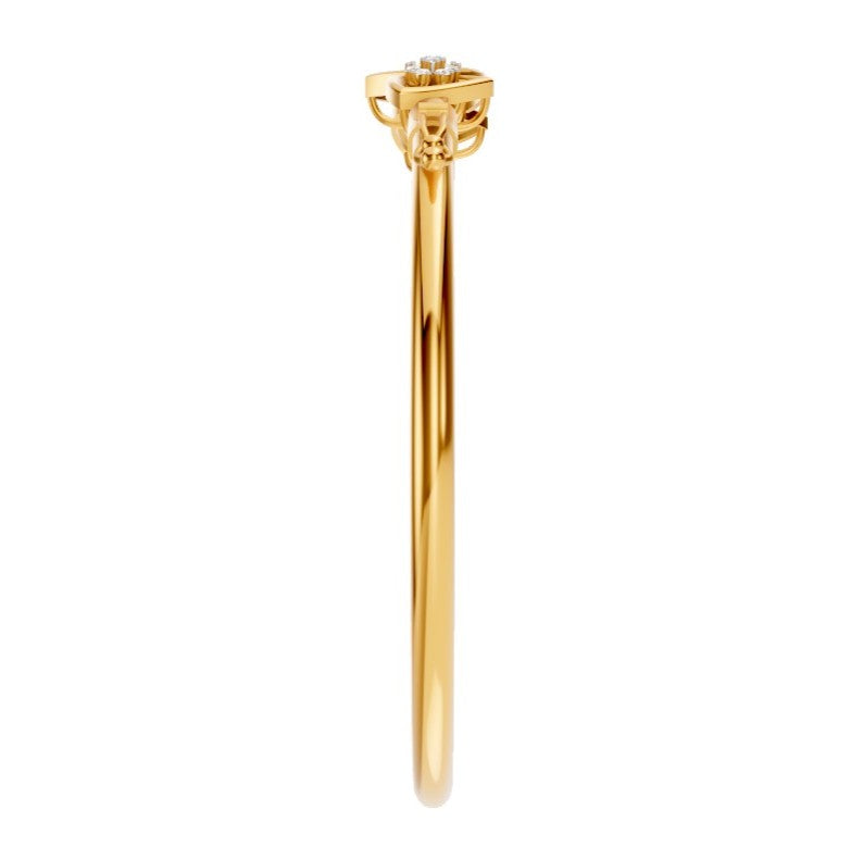 Trinity Bloom Diamond Bangle