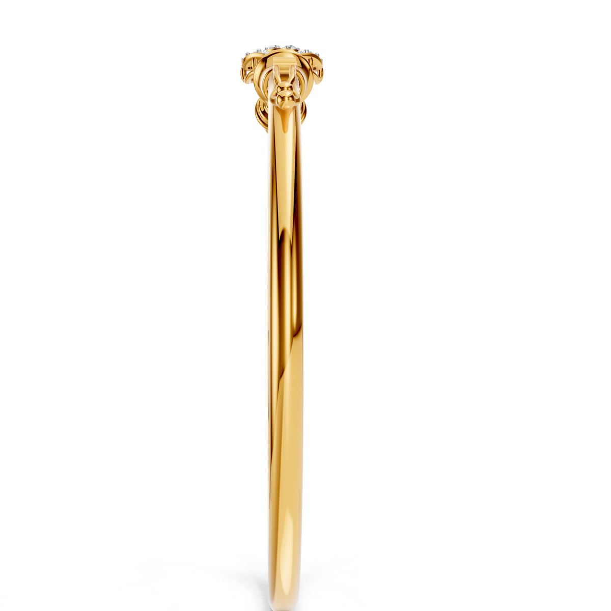 Orbit Bloom Diamond Bangle