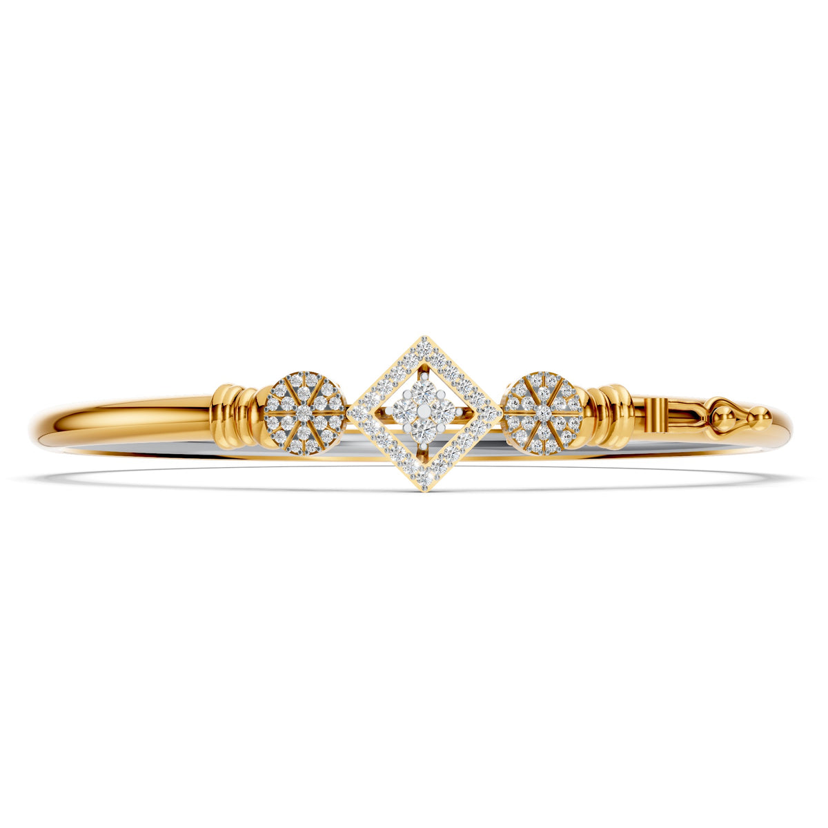 Geo Radiance Diamond Bangle