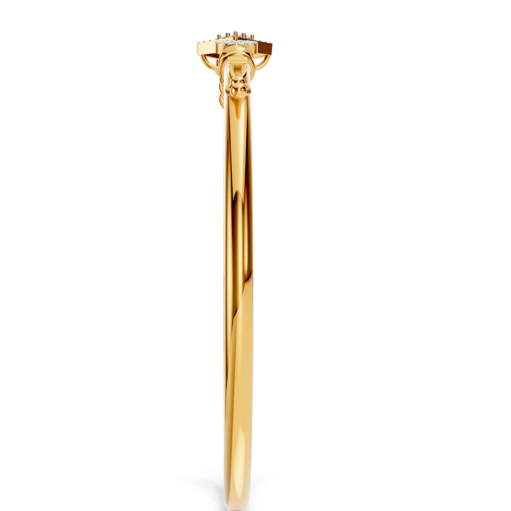 Geo Radiance Diamond Bangle