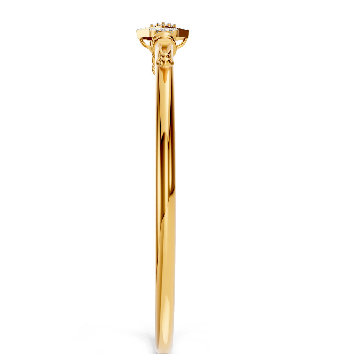 Geo Radiance Diamond Bangle